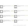 RJ11 TEL Outlet and RJ45 LAN Socket Outlets